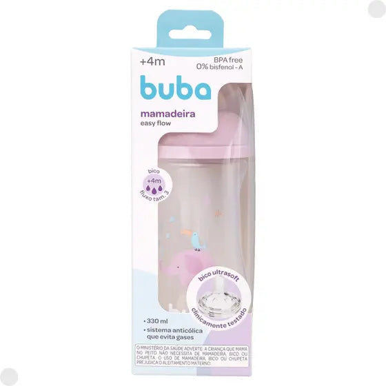 Mamadeira Buba Easy Flow Elefante +4M