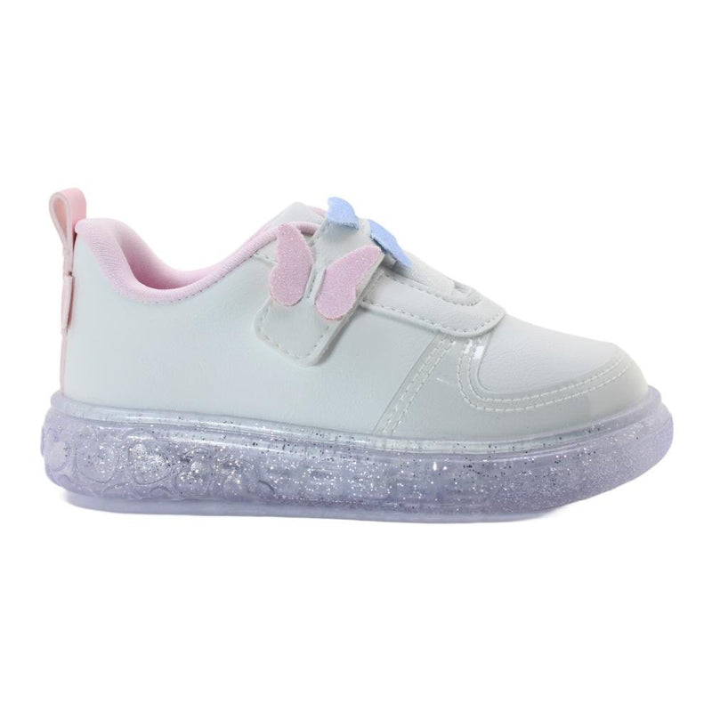 Tênis Sneaker Luz Borboletas Led