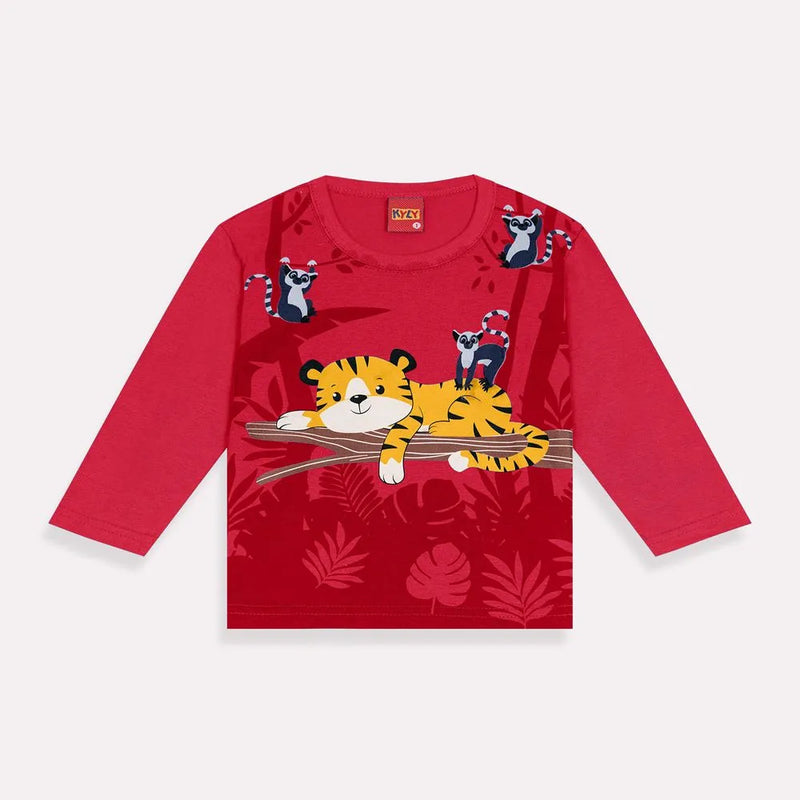 Conjunto Masculino Kyly Tigre E Lemures Moleton