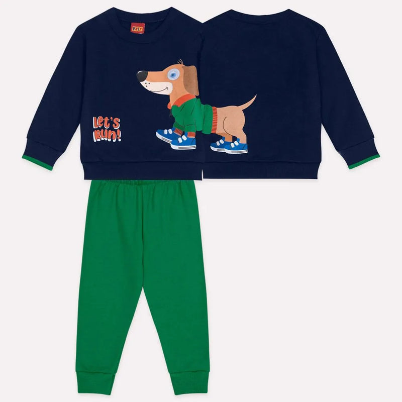 Conjunto Masculino Kyly Cachorro Lest Run