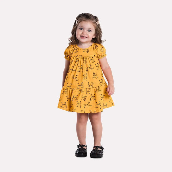Vestido Kyly Oncinha Roar!