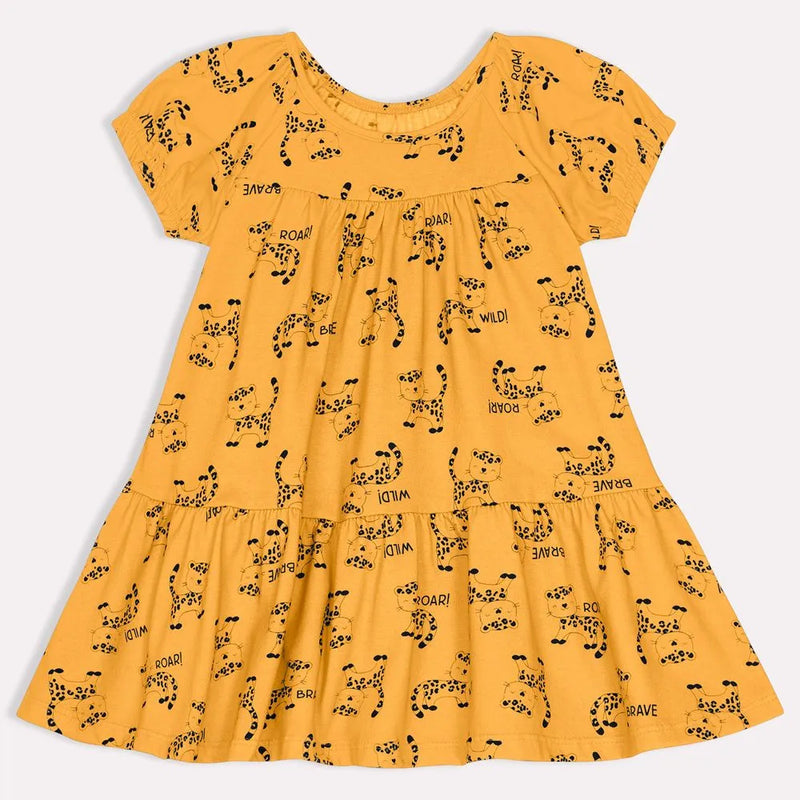 Vestido Kyly Oncinha Roar!