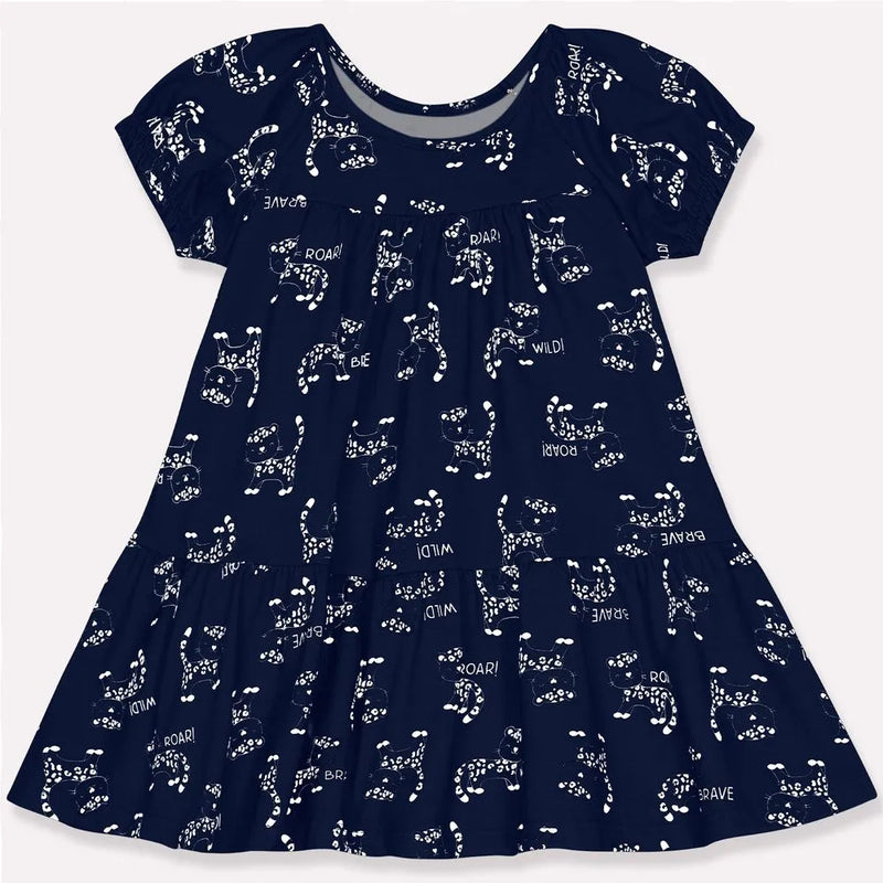 Vestido Kyly Oncinha Roar!