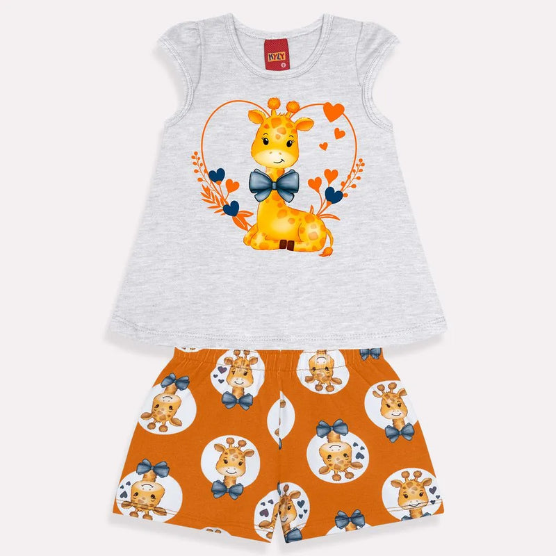 Conjunto Feminino Kyly Girafinha