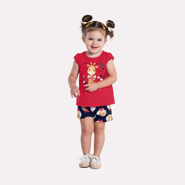Conjunto Feminino Kyly Girafinha