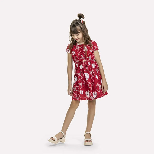 Vestido Kyly Flores Hawaii