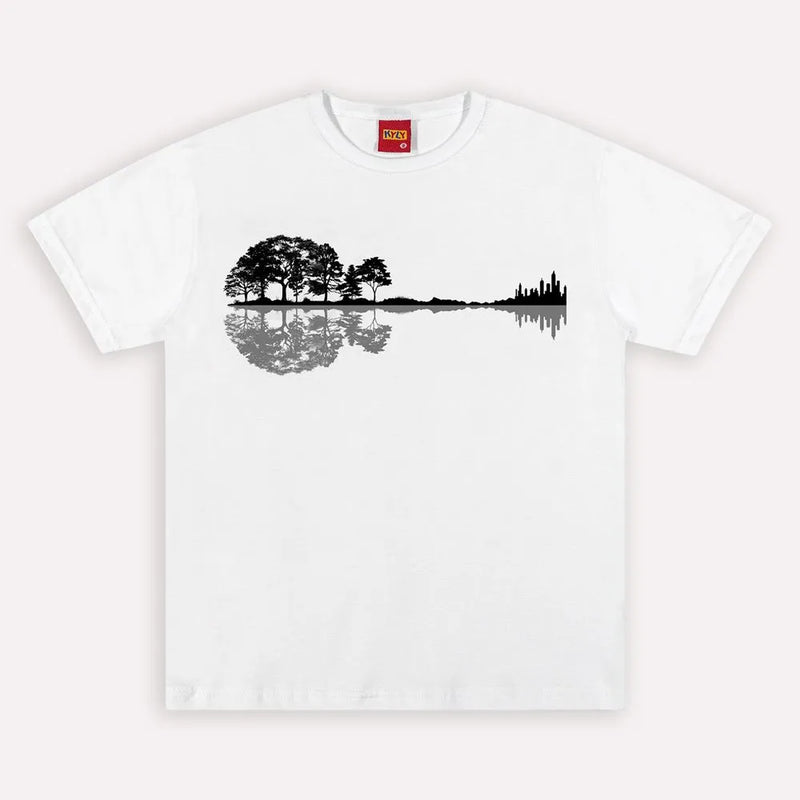 Camiseta Kyly Árvores Guitarra
