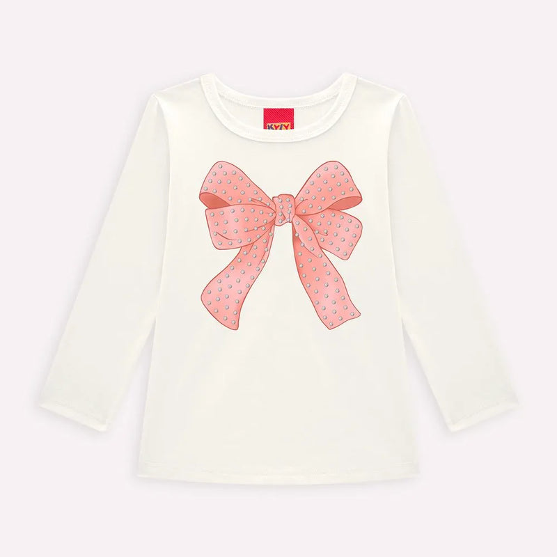 Blusa Manga Longa Kyly Laço