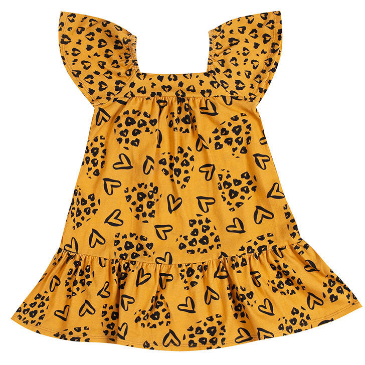 Vestido Kyly Coração E Aninal Print