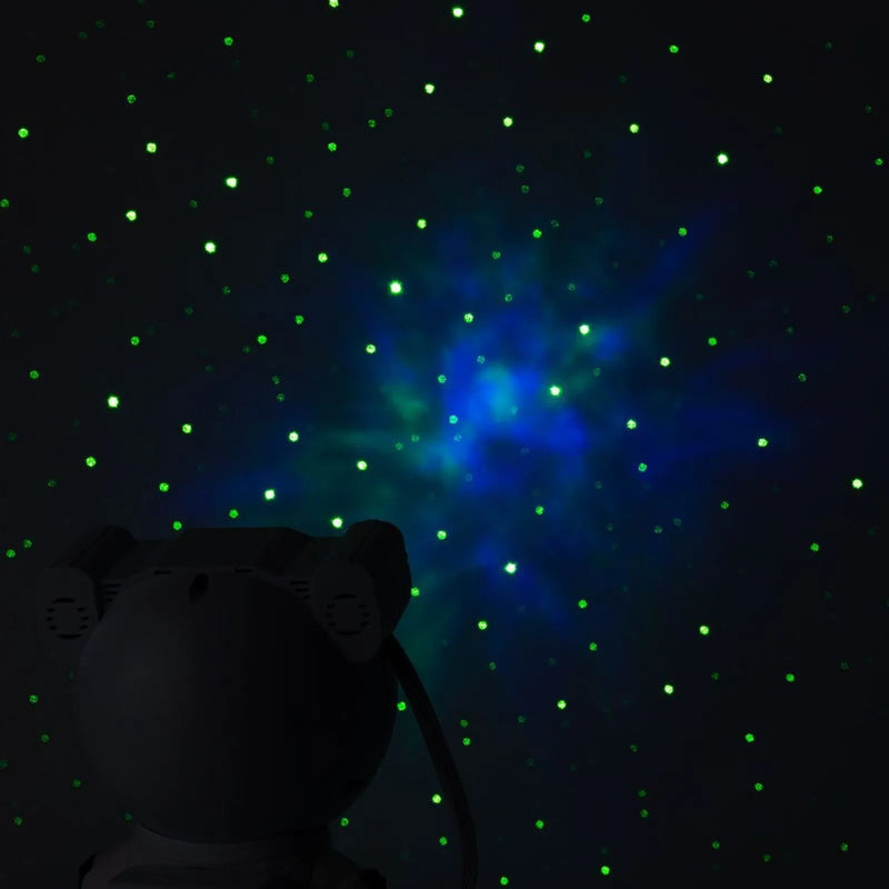 Luminária Astronauta Projetor de Estrela (Galaxy Lights)