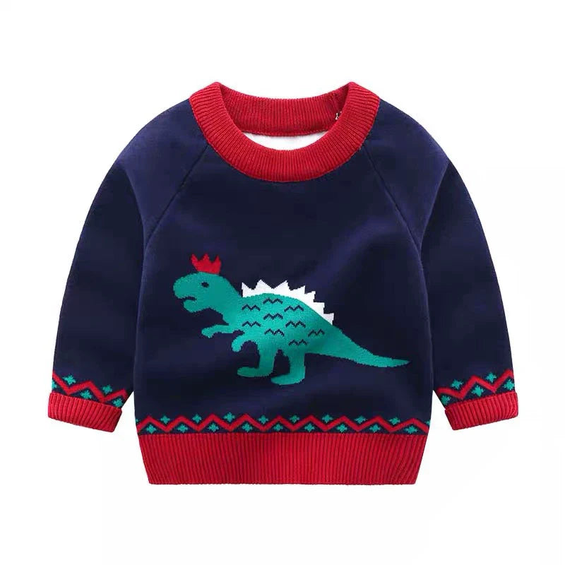 Suéter Infantil Tricõ Dinossauro