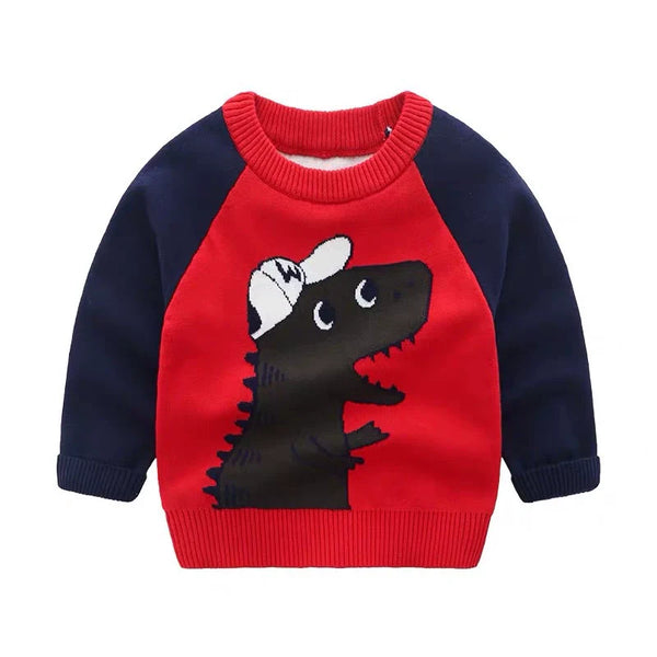 Suéter Infantil Tricõ Dinossauro