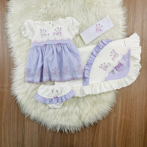 Saída De Maternidade Pipoquinhas Baby Lacinho 5 Peças