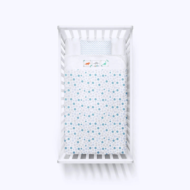 Jogo De Berço Karinho Bordados Americano 3 Peças