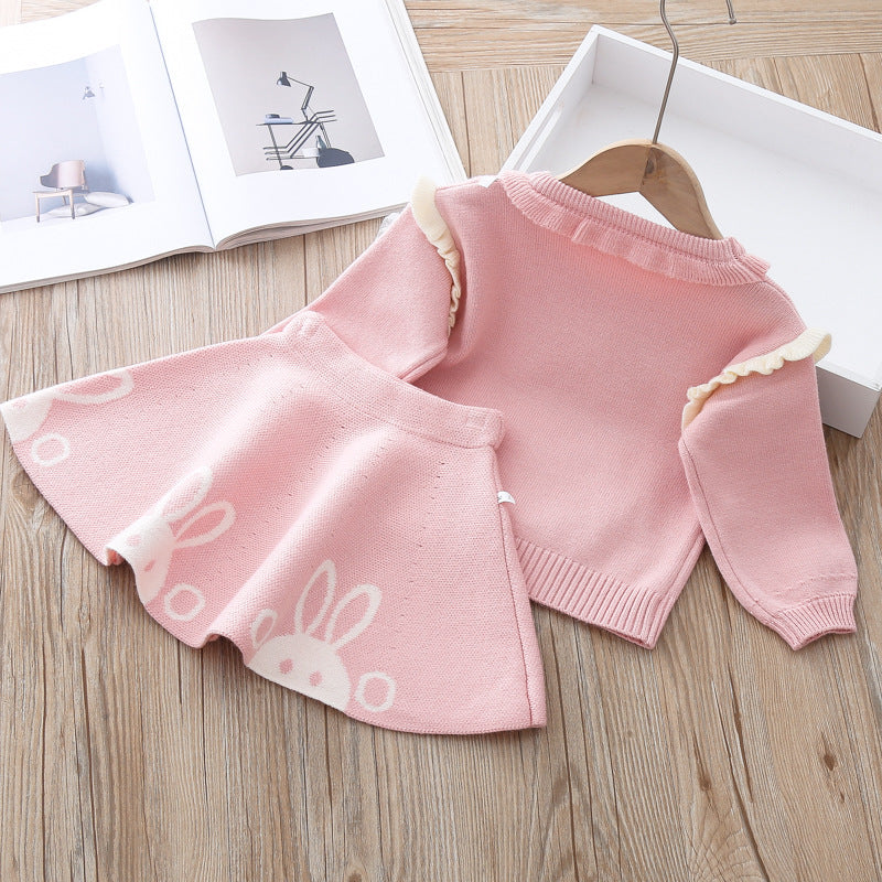 Conjunto Infantil Feminino Inverno Coelhinho