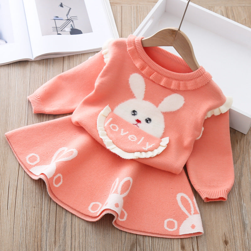 Conjunto Infantil Feminino Inverno Coelhinho