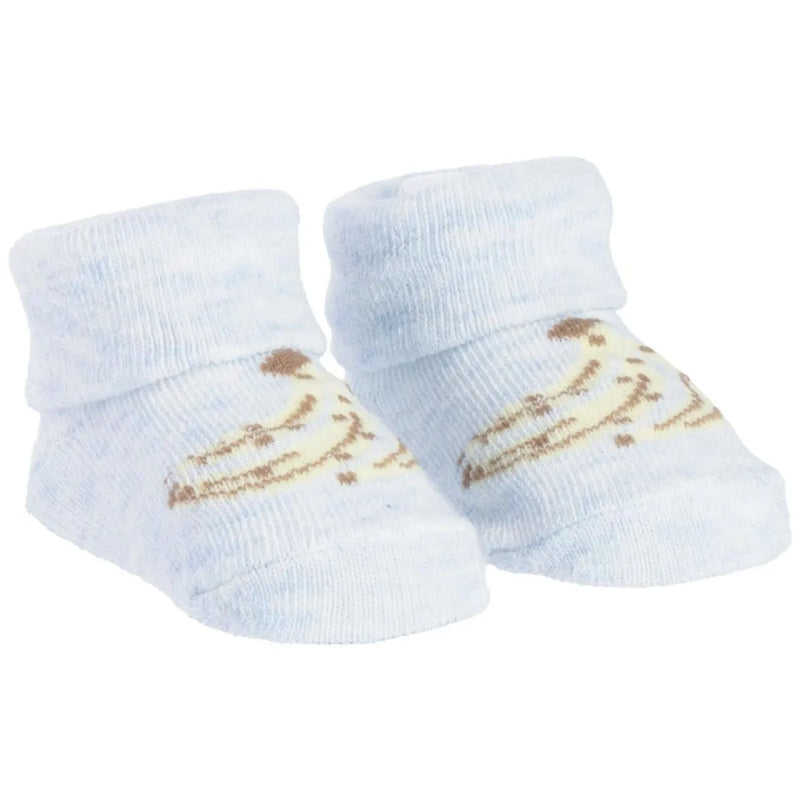 Kit Meia Masculina Pimpolho Macaco e Banana Com 2 Pares RN