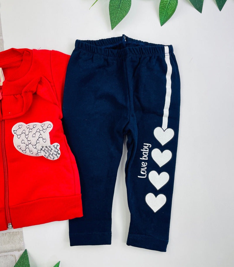 Conjunto Feminino Hrradinhos Love Bordado