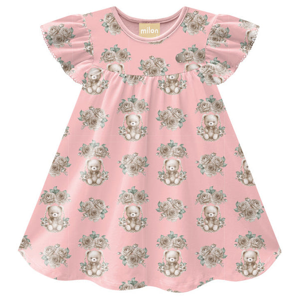 Vestido Milon Ursinho No Balanço
