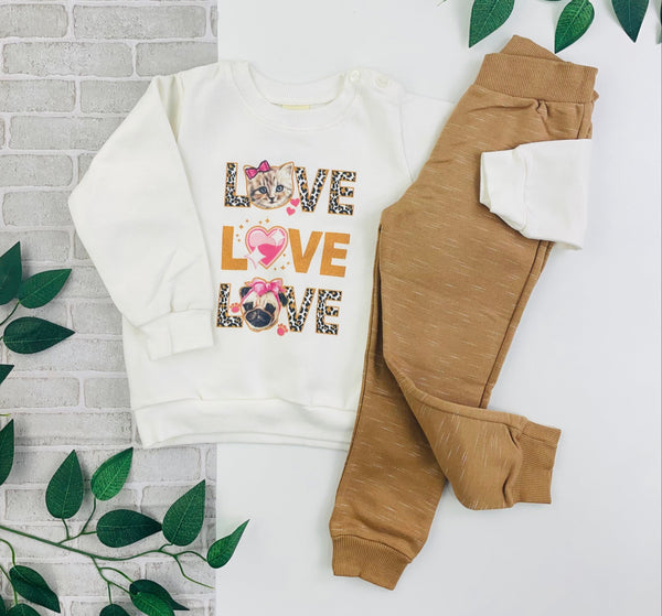 Conjunto Have Fun Love Moletom