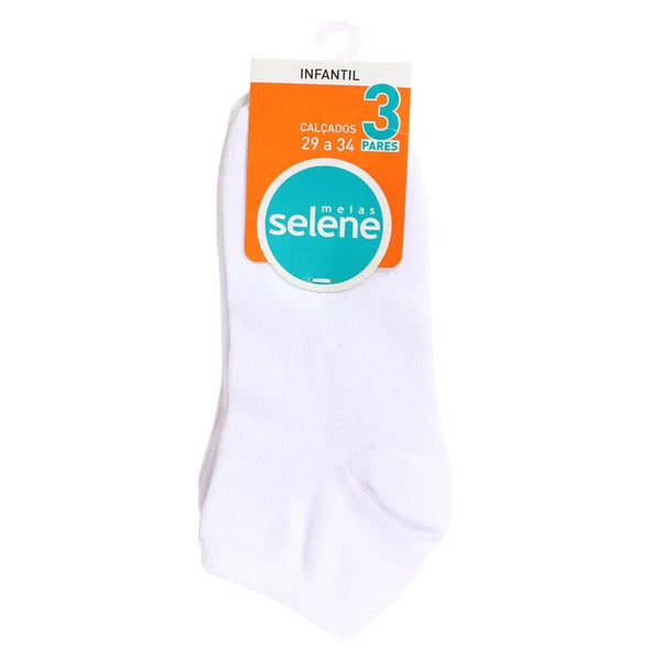 Kit Meia Selene Sapatilha Com 3 Pares
