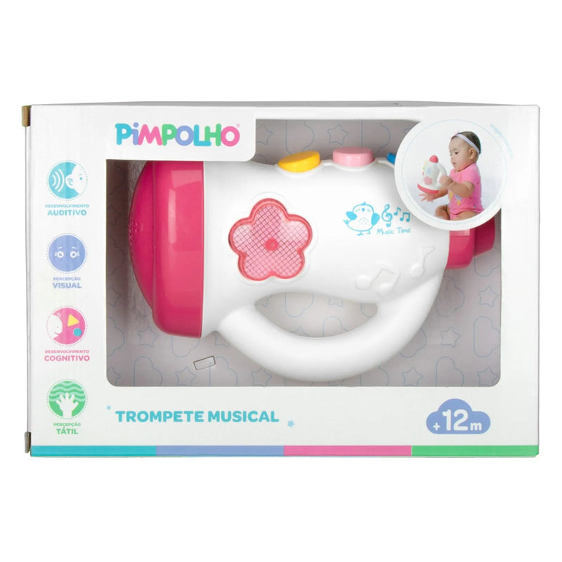 Trompete Musical Pimpolho Para Bebe +12M