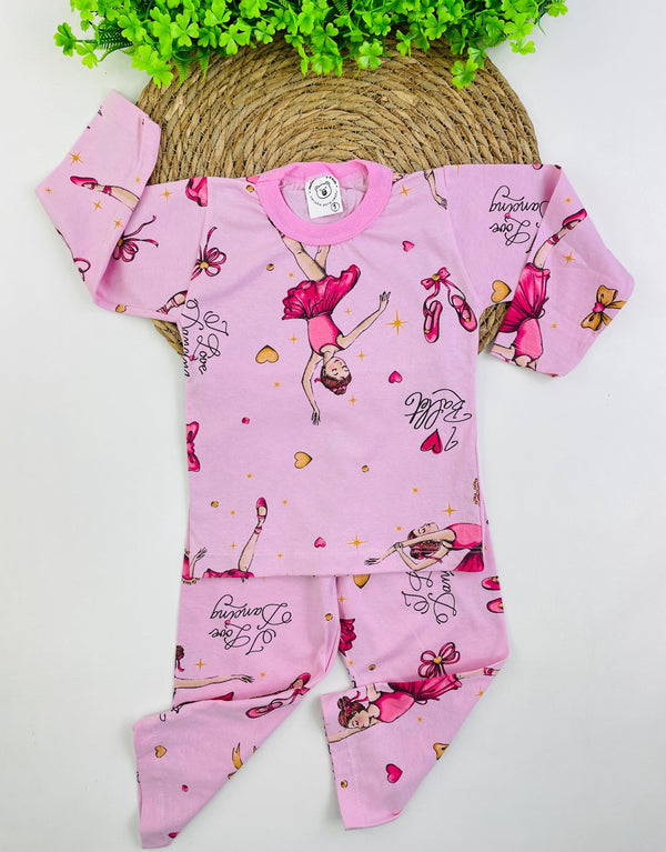 Pijama Manga Longa Mafessoni Bailarina