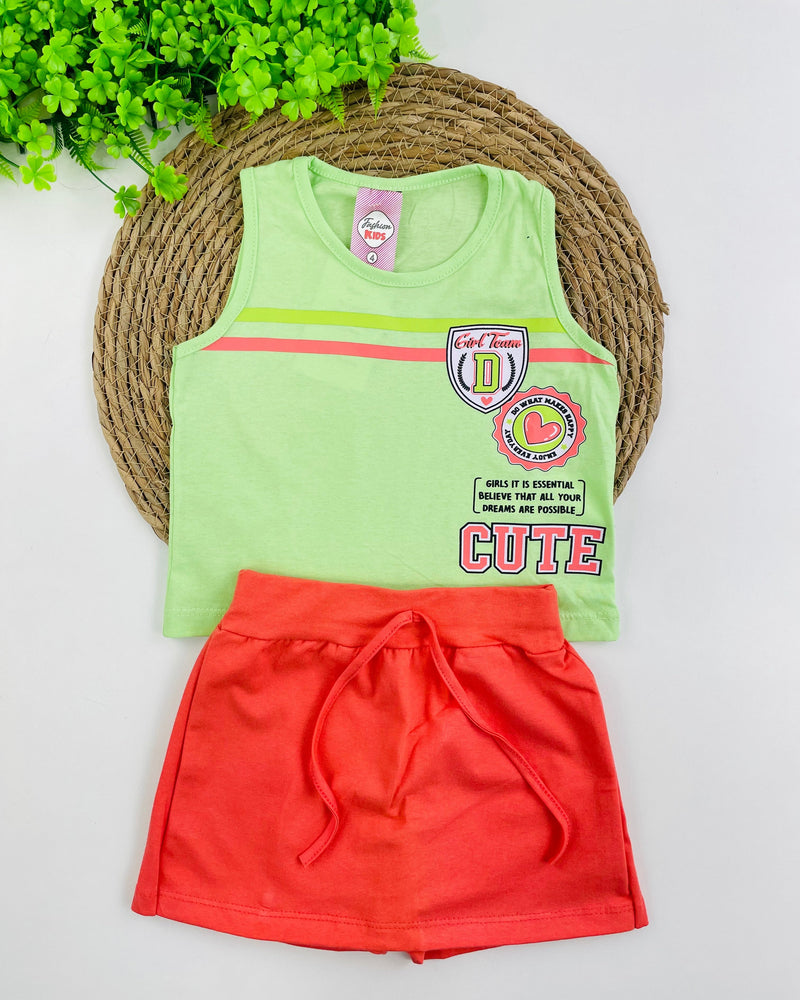 Conjunto Feminino Fashion Kids Girl Team D