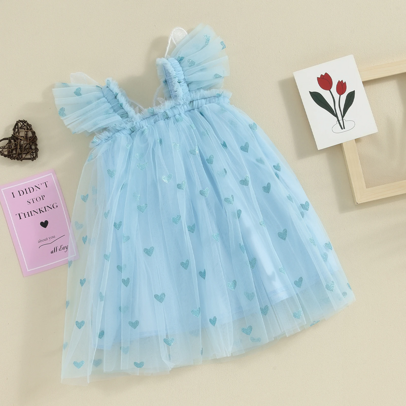 Vestido Infantil Asinha Corações