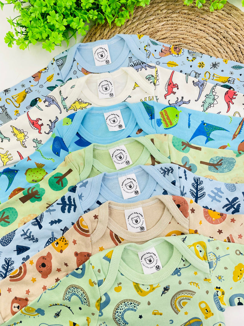 Body Manga Longa Mafessoni Urso Off White