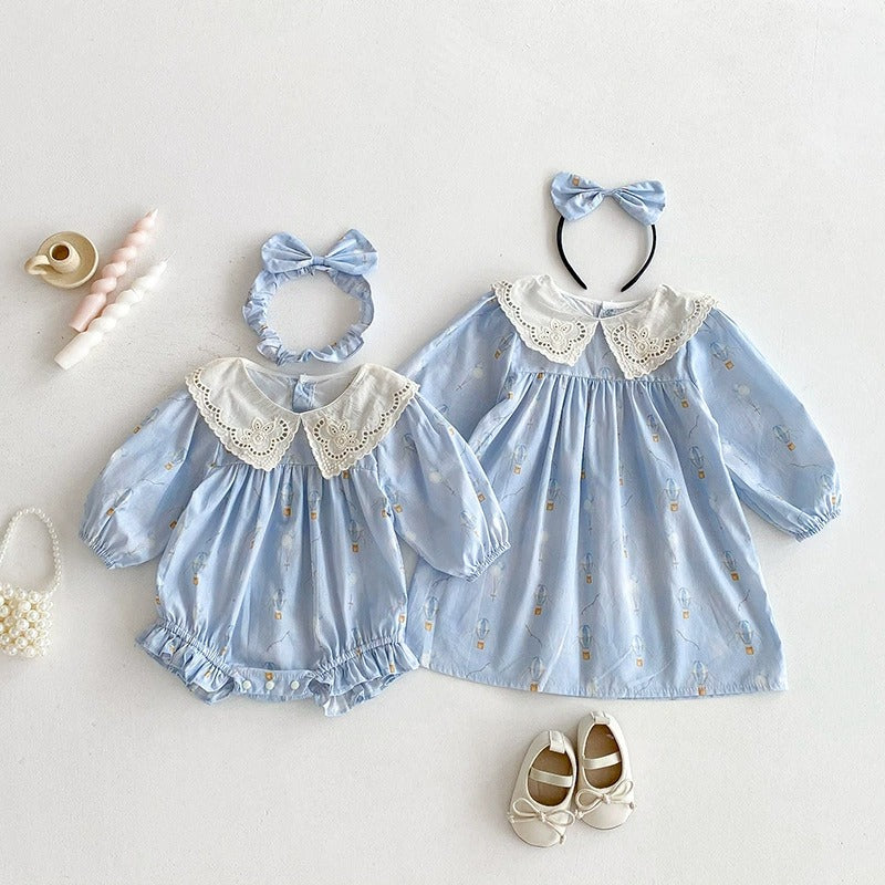 Body/Vestido Infantil Balõeszinhos