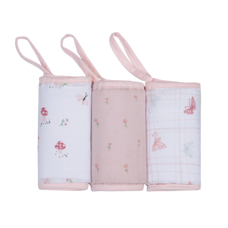 Paninho De Boca Papi Baby Soft Com Prendedor De Chupeta 32 X32 Cm 03 Un