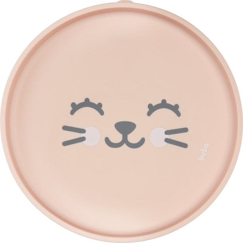 Prato Infantil Silicone com Ventosa Buba Antiderrapante