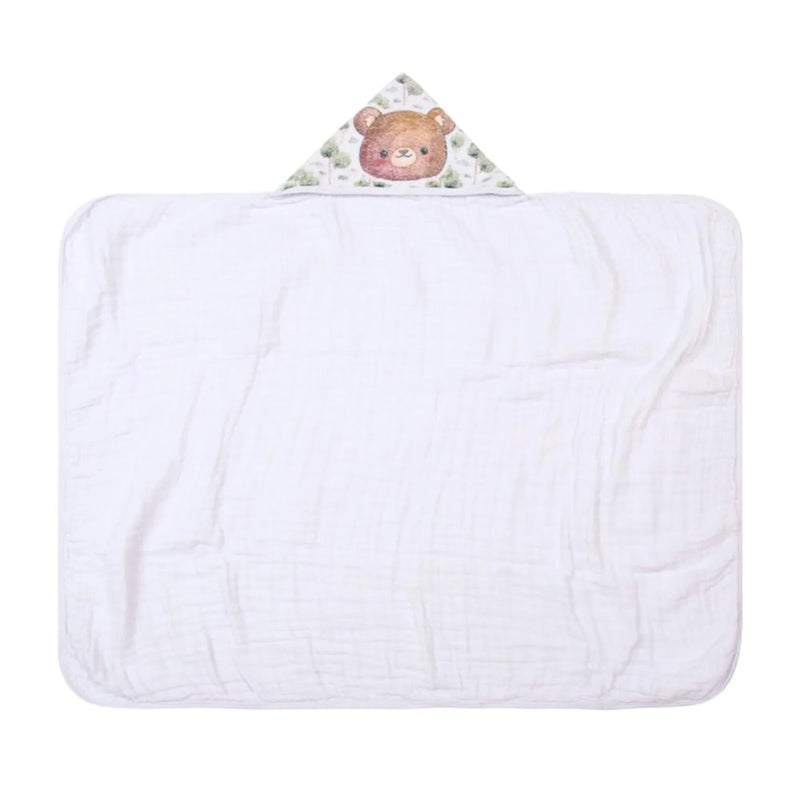 Toalha De Banho Soft Papi Amiguinhos Com Capuz 90 X80 Cm
