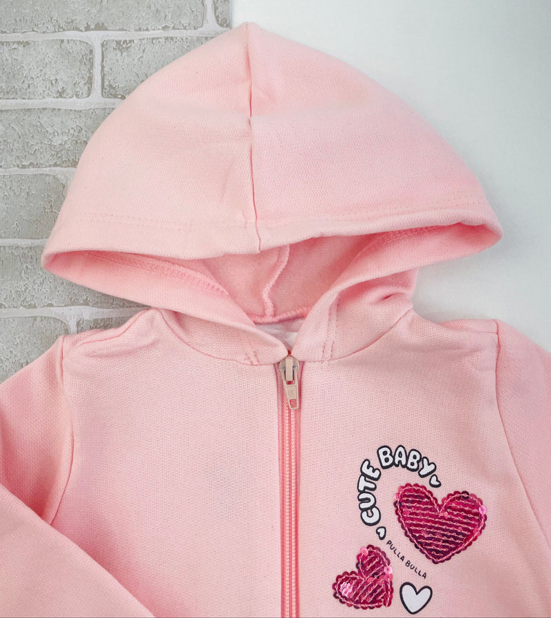 Conjunto Pulla Bulla  Cute Baby Casaco Com Calça