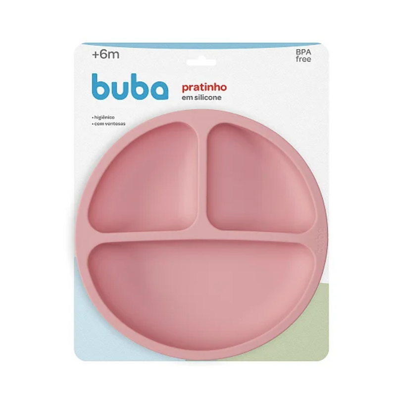 Pratinho Buba Em Silicone Com Ventosa +6M