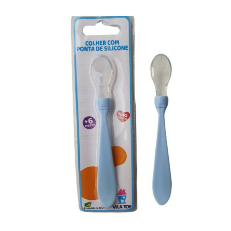 Colher Com Ponta De Silicone Vila Toy