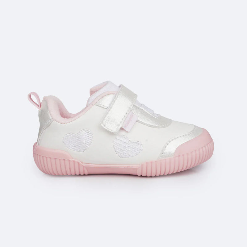 Tenis Feminino Pampili Mini Yuyu Corações
