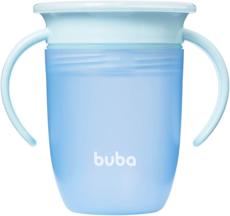 Copo de Treinamento 360 Antivazamento Buba com Alça 210ml