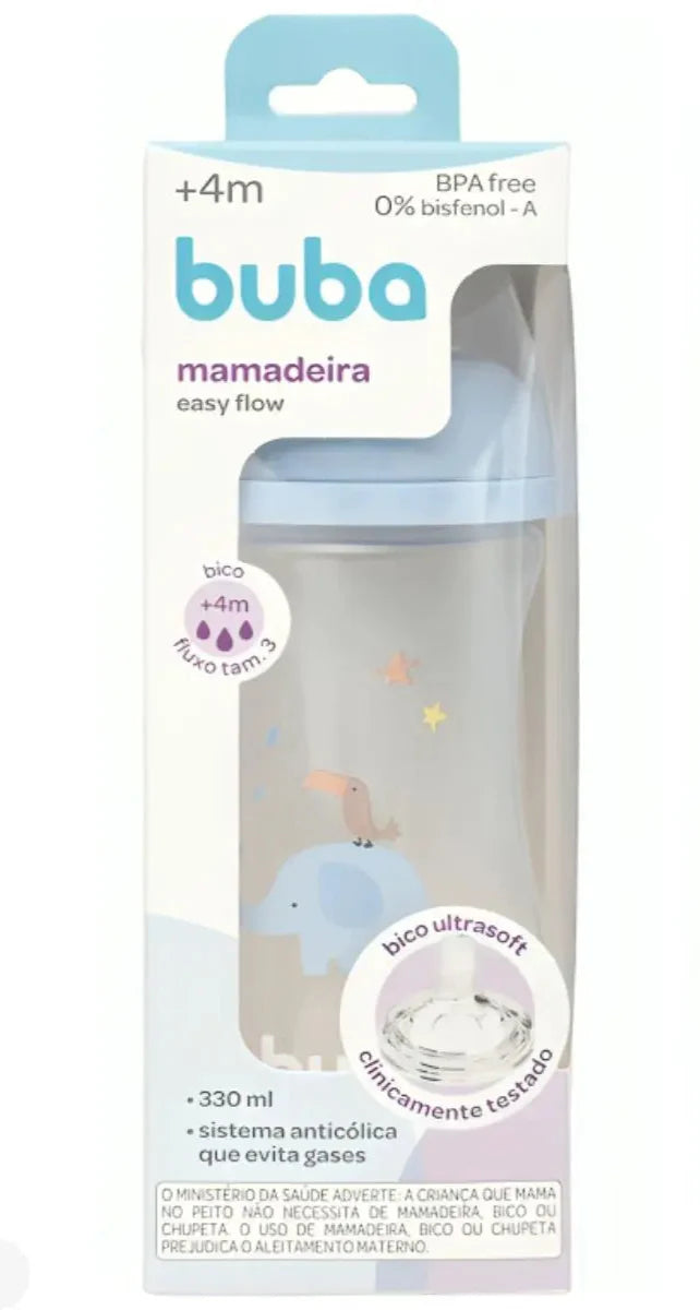 Mamadeira Buba Easy Flow Elefante +4M