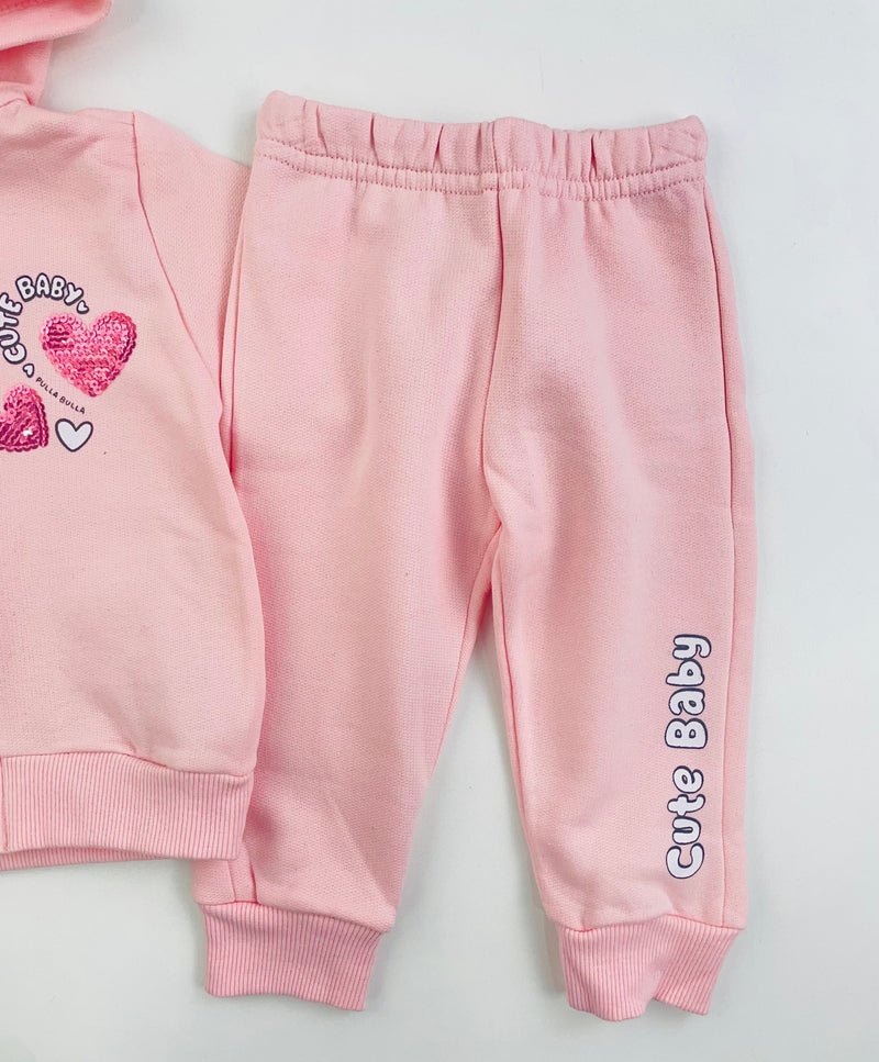 Conjunto Pulla Bulla  Cute Baby Casaco Com Calça