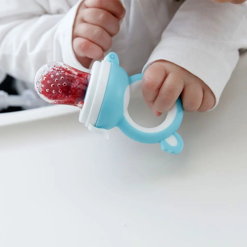 Porta Frutinhas Buba Com Sugador Em Silicone +6 Meses