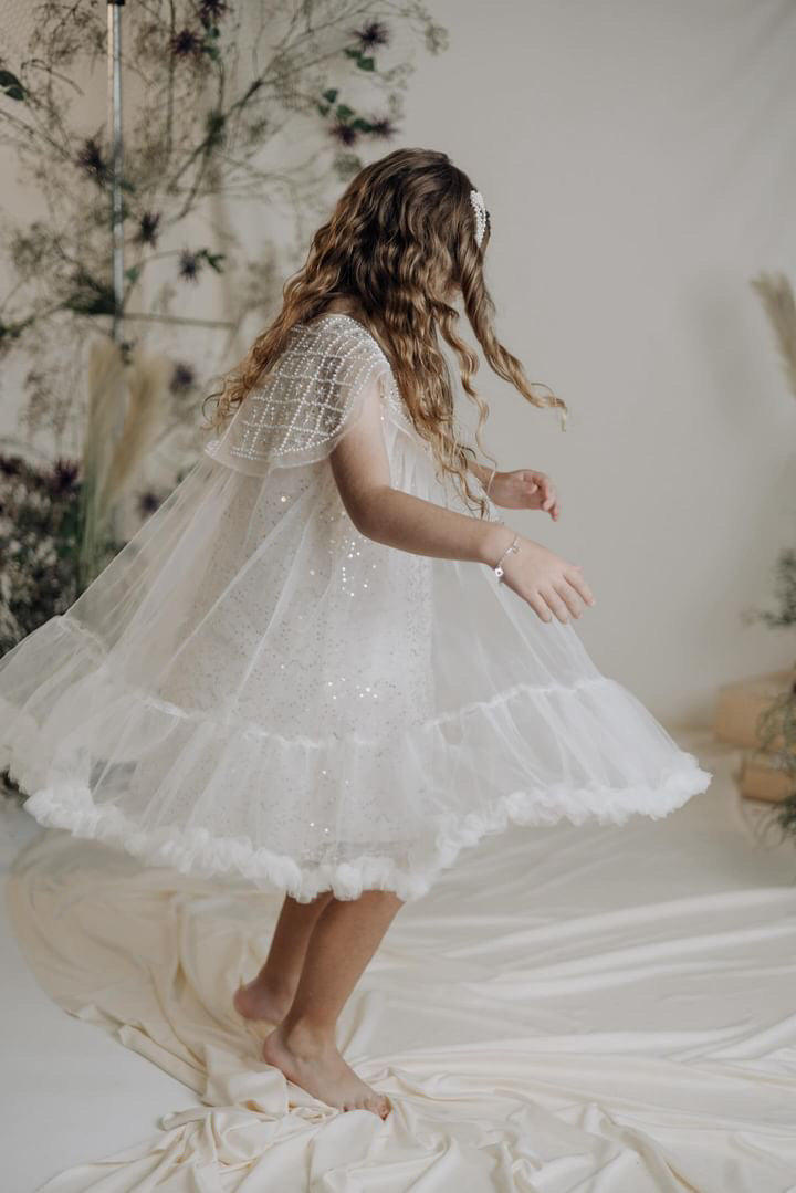 Vestido Infantil Brilhoso  Babadinhos