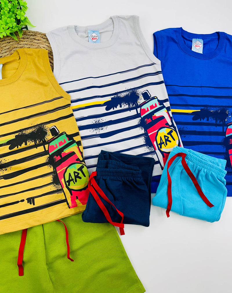 Conjunto Masculino Fashion Kids Art