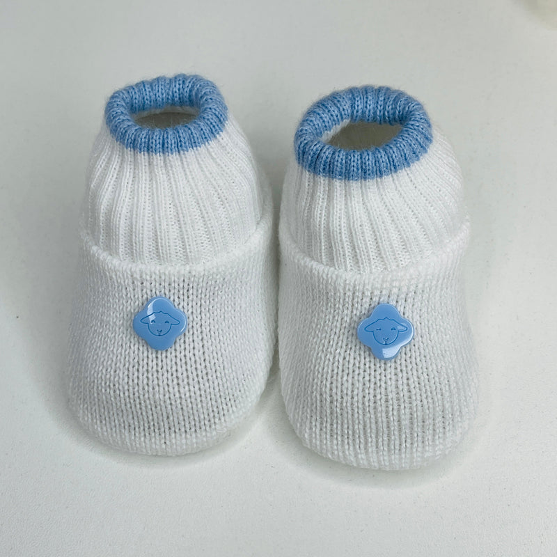 Sapatinho Bebe Tricot Listras
