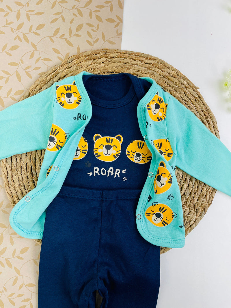 Conjunto Bichinhos Tigre Roar 3 Peças
