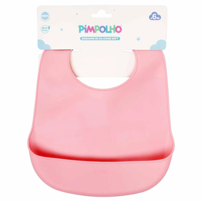 Babador De Silicone Pimpolho Soft +6 Meses