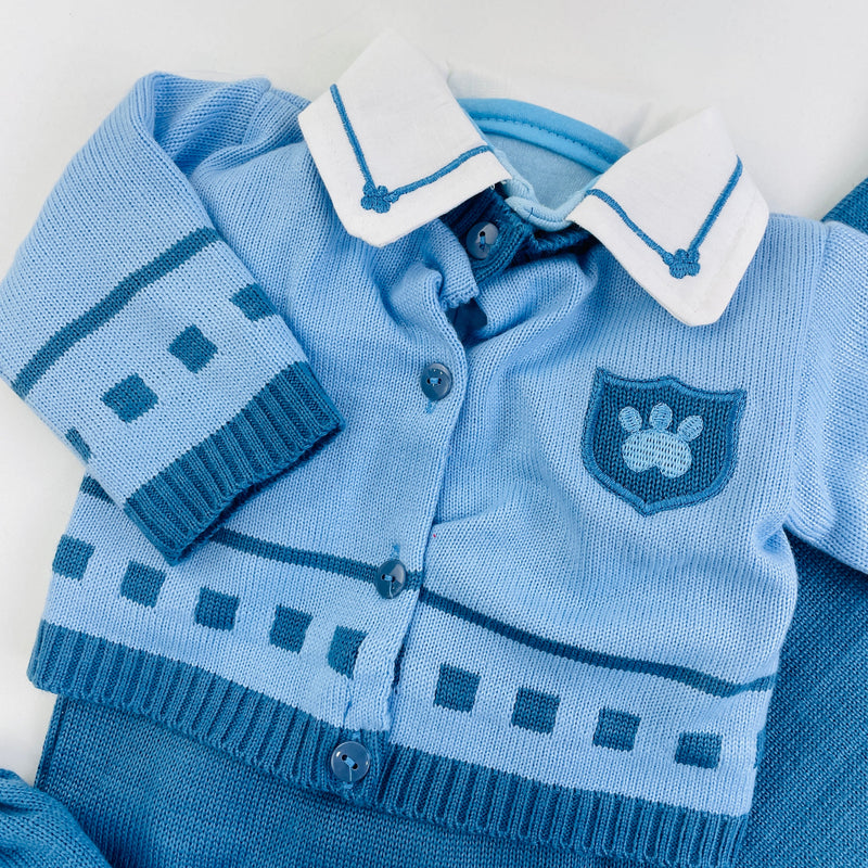 Saida De Maternidade Tricot Com Casaco 5 Peças