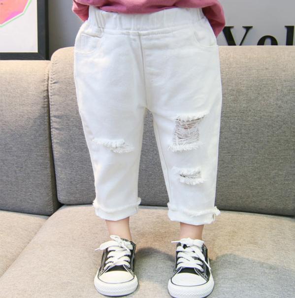 Calça Jeans Infantil Rasgadinha