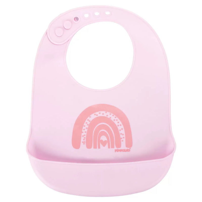Babador Pimpolho De Silicone Arco-Iris